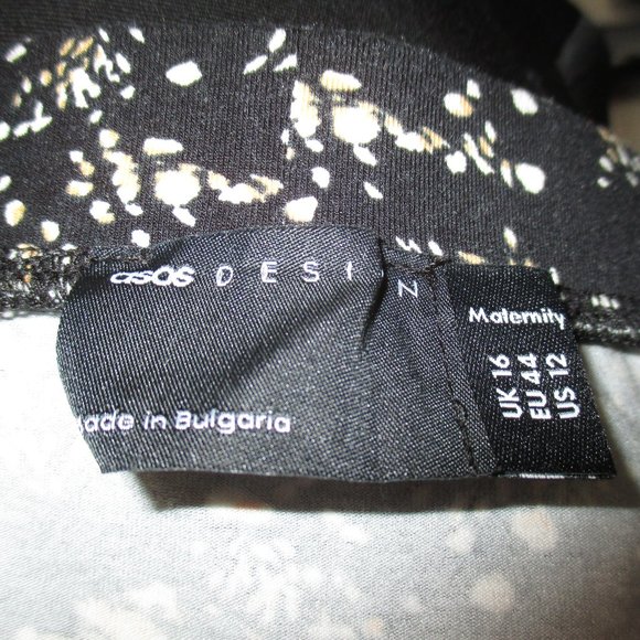 Asos Design Women's Plisse Midaxi Skirt in Bright Floral Print Size 12 Skirt - Picture 5 of 10